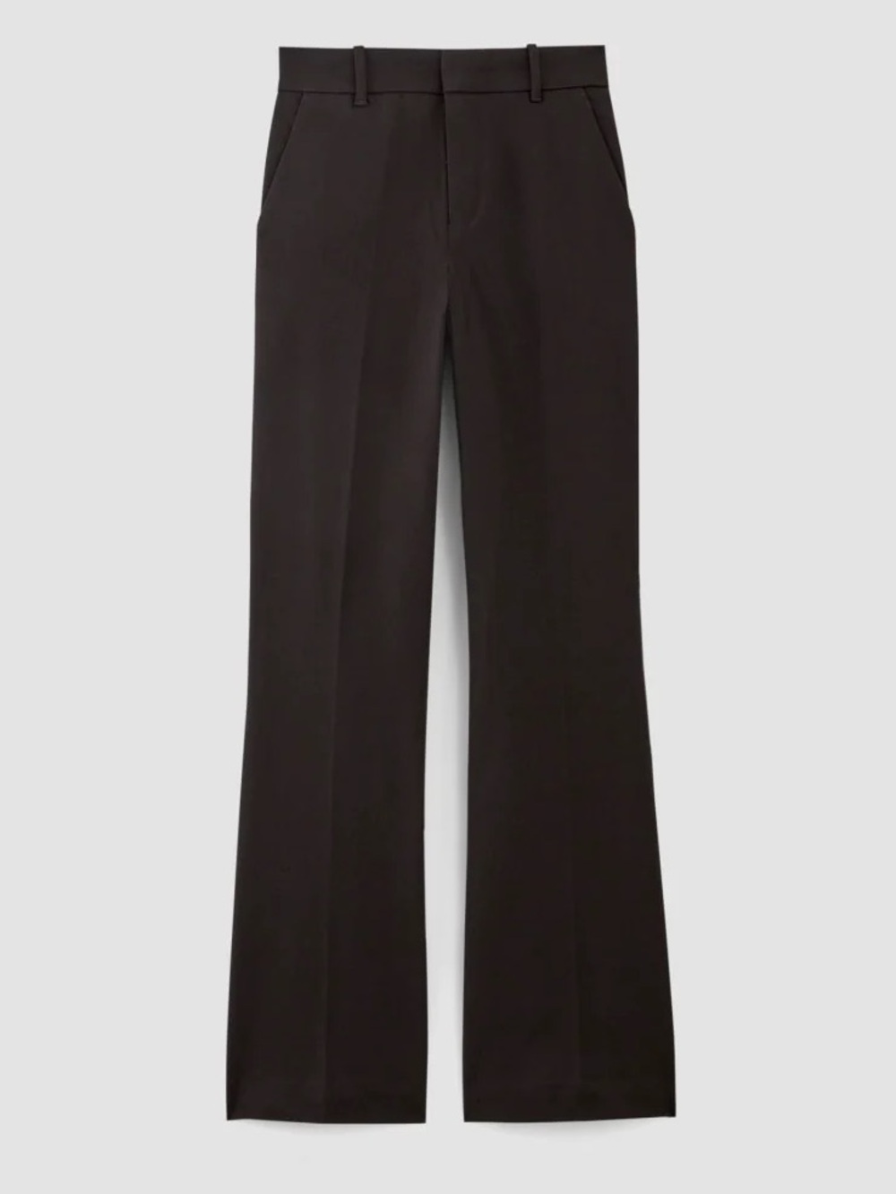 Like New Everlane Black Bi-Stretch Flare Pants Trousers size 4 - Picture 2 of 10